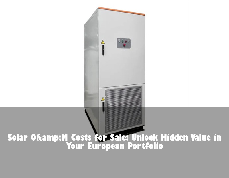 Solar O&amp;M Costs for Sale: Unlock Hidden Value in Your European Portfolio