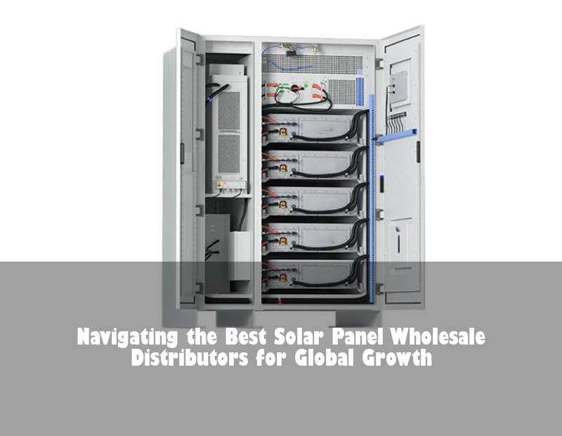 Navigating the Best Solar Panel Wholesale Distributors for Global Growth