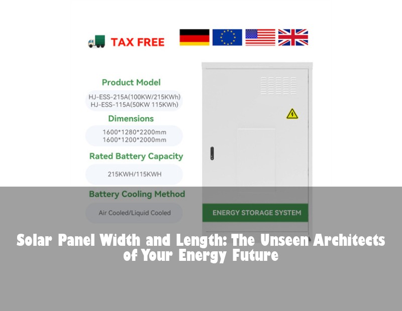Solar Panel Width and Length: The Unseen Architects of Your Energy Future