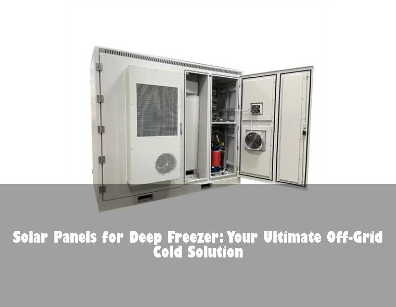 Solar Panels for Deep Freezer: Your Ultimate Off-Grid Cold Solution