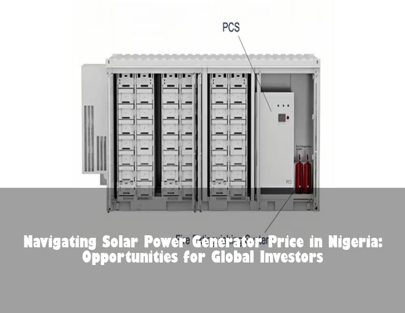 Navigating Solar Power Generator Price in Nigeria: Opportunities for Global Investors