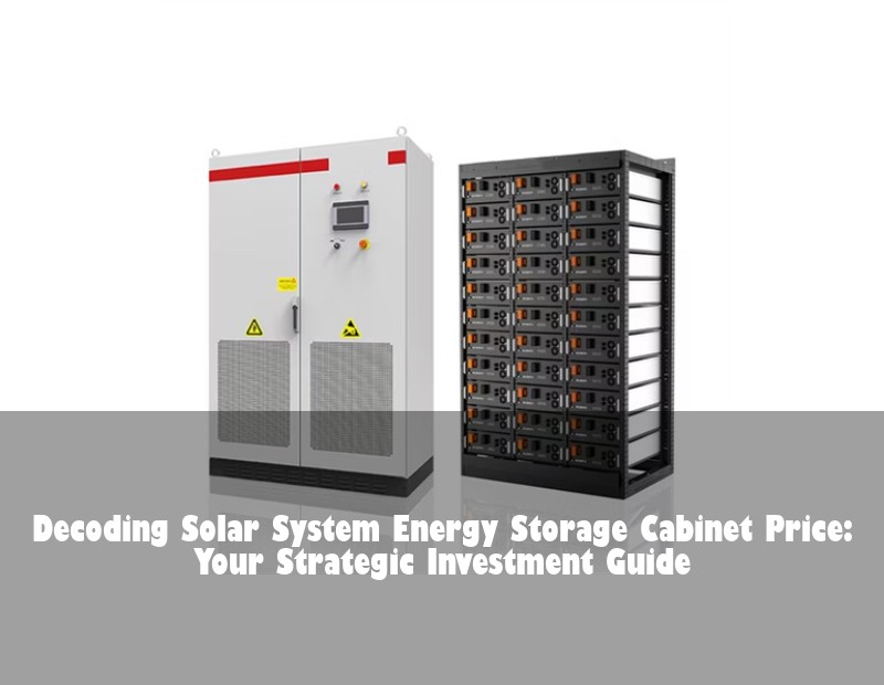Decoding Solar System Energy Storage Cabinet Price: Your Strategic Investment Guide