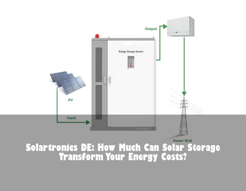Solartronics DE: How Much Can Solar Storage Transform Your Energy Costs?
