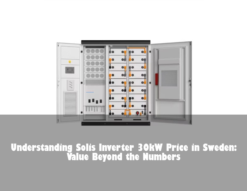 Understanding Solis Inverter 30kW Price in Sweden: Value Beyond the Numbers