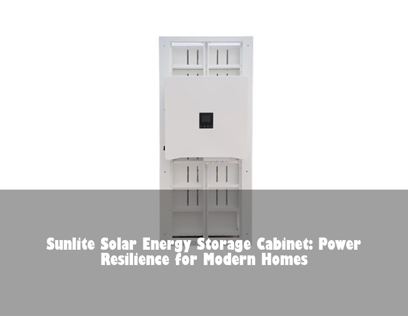 Sunlite Solar Energy Storage Cabinet: Power Resilience for Modern Homes | HJ Energy Storage News