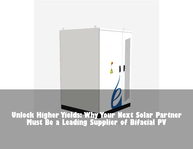 Unlock Higher Yields: Why Your Next Solar Partner Must Be a Leading Supplier of Bifacial PV