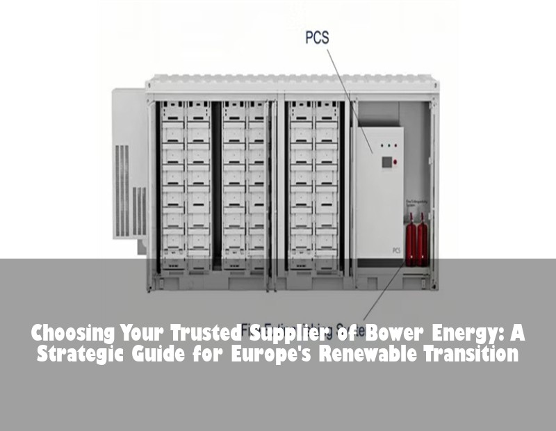 Choosing Your Trusted Supplier of Bower Energy: A Strategic Guide for Europe's Renewable Transition
