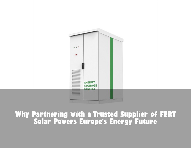 Why Partnering with a Trusted Supplier of FERT Solar Powers Europe's Energy Future