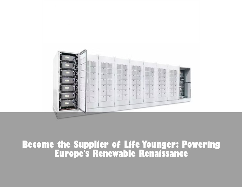 Become the Supplier of Life Younger: Powering Europe's Renewable Renaissance