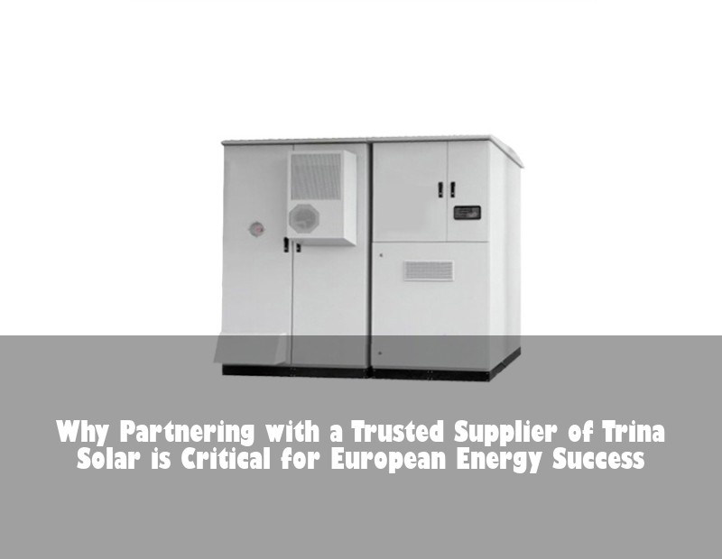 Why Partnering with a Trusted Supplier of Trina Solar is Critical for European Energy Success