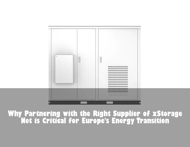 Why Partnering with the Right Supplier of xStorage Net is Critical for Europe's Energy Transition