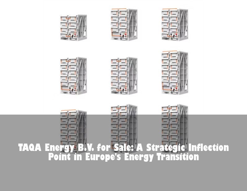 TAQA Energy B.V. for Sale: A Strategic Inflection Point in Europe's Energy Transition