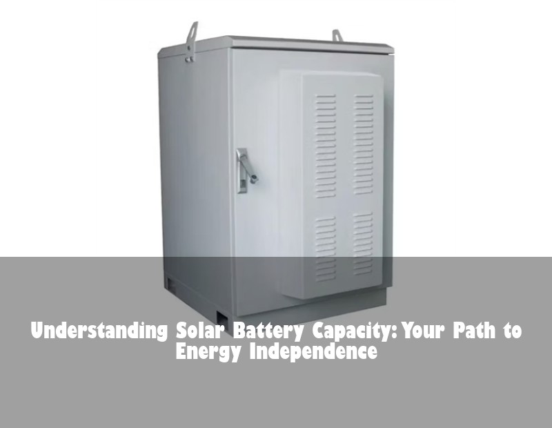 Understanding Solar Battery Capacity: Your Path to Energy Independence