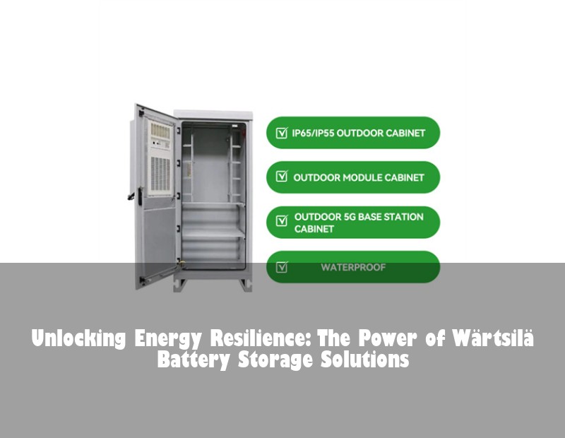 Unlocking Energy Resilience: The Power of Wärtsilä Battery Storage Solutions | HJ Energy Storage News