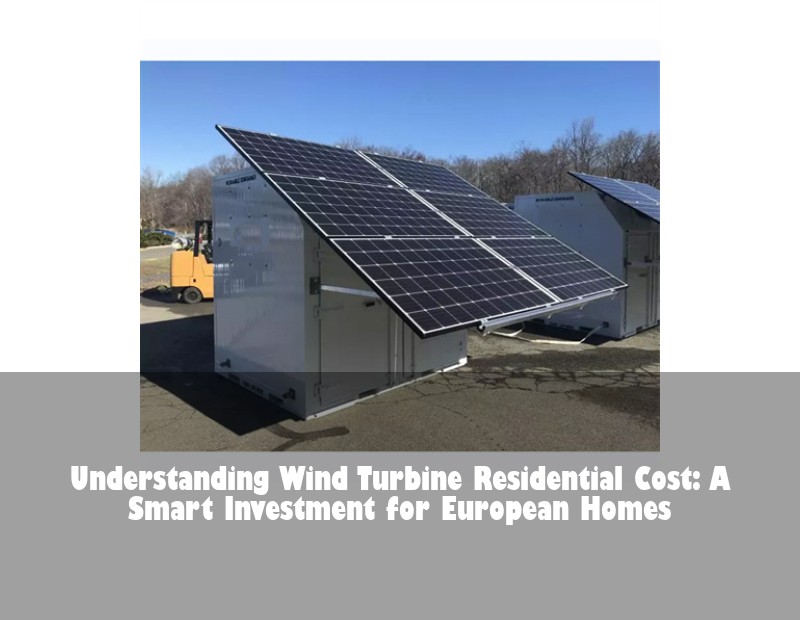 Understanding Wind Turbine Residential Cost: A Smart Investment for European Homes | HJ Energy Storage News