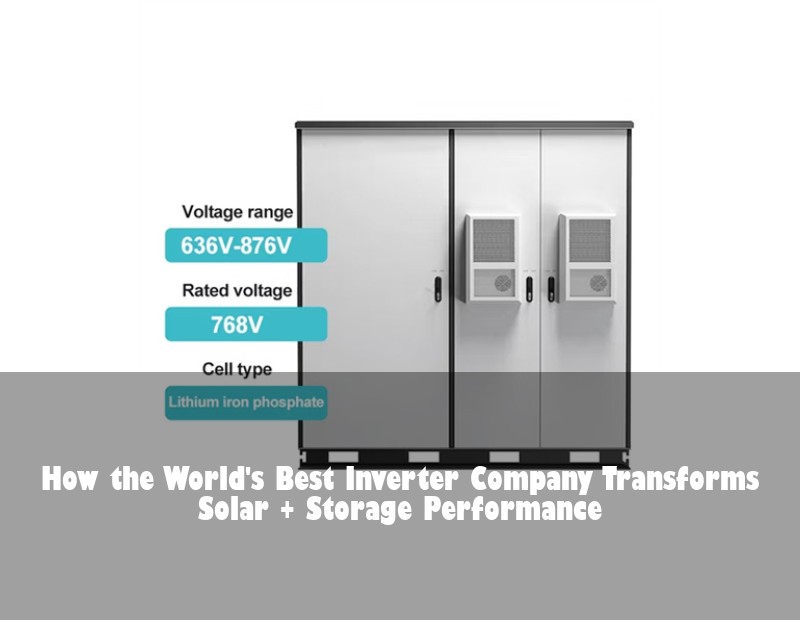 How the World's Best Inverter Company Transforms Solar + Storage Performance